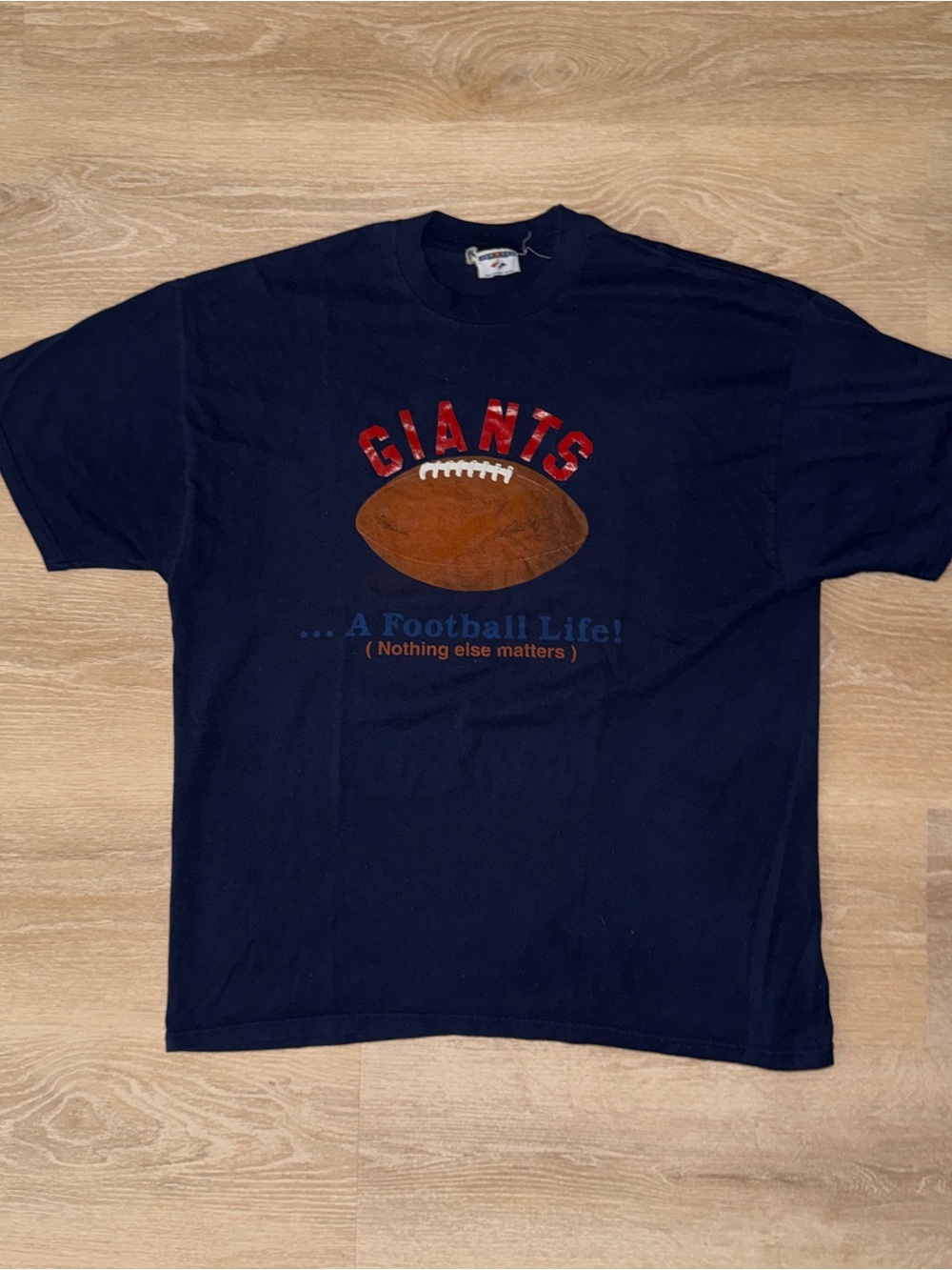 Vintage New York Giants A Football Life T-Shirt